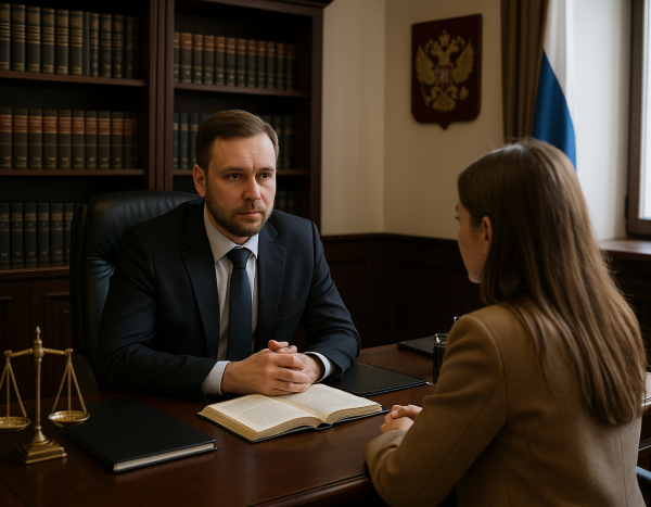 Юридическая консультация в офисе